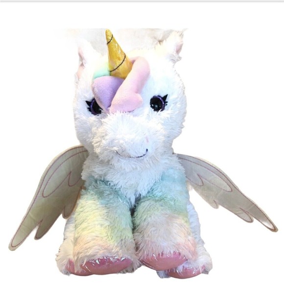 Barbie Mattel Kiss and Care Unicorn 10" Plush Pet Doctor Light Up Horn & Sounds - Picture 1 of 7